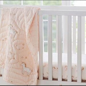 Pottery Barn Kids Unicorn Toddler Quilt